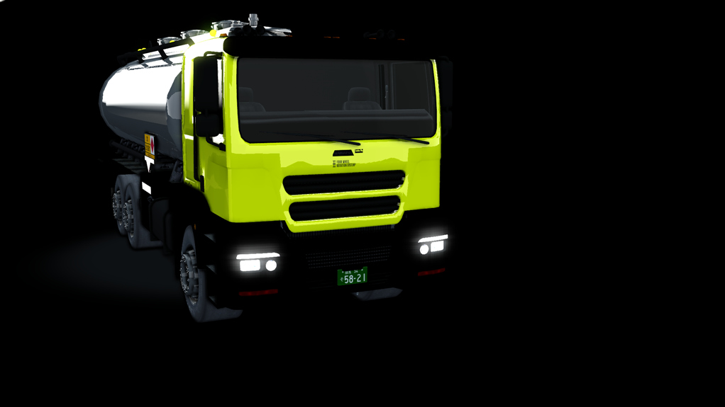 Tank Truck, skin neon