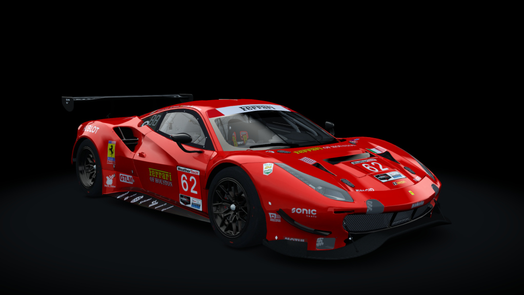 GTLM Ferrari 488 GTE EVO IMSA AC-Friends), skin 62