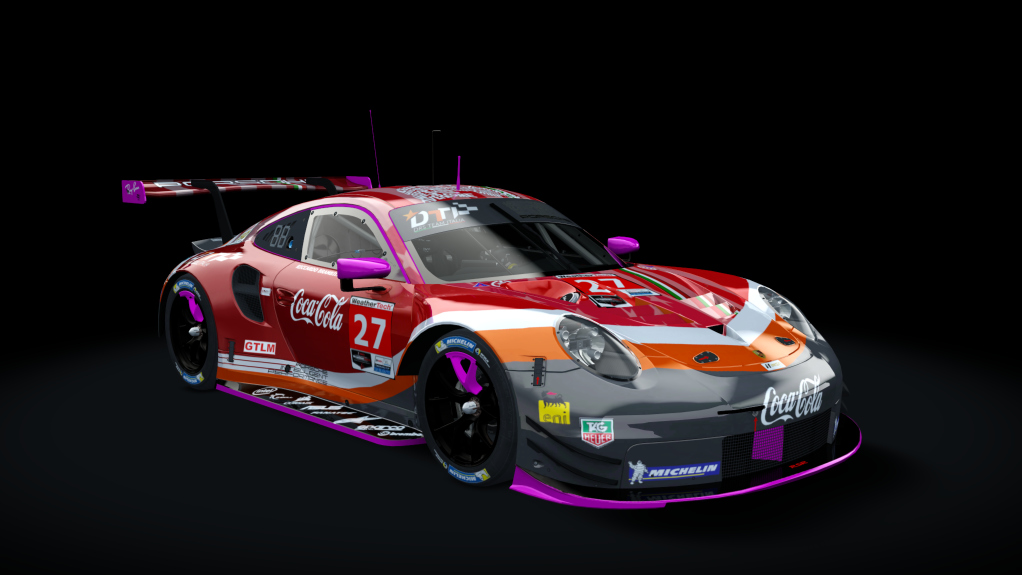 GTLM Porsche 911 RSR GTE IMSA (AC-Friends), skin 27_ROADATLANTA_brambilla