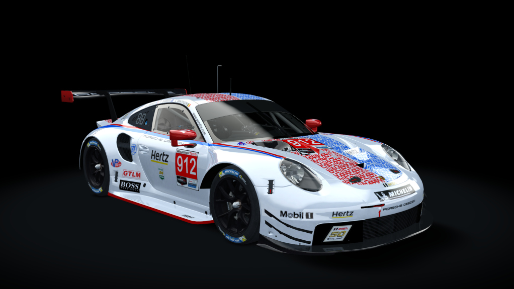 GTLM Porsche 911 RSR GTE IMSA (AC-Friends), skin 912