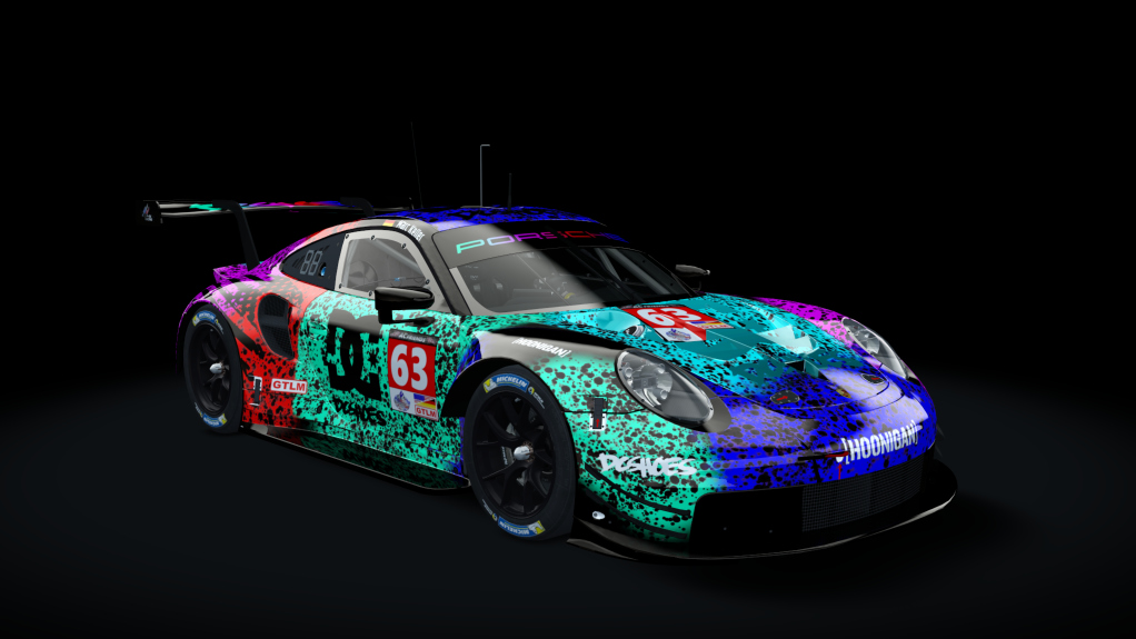 GTLM Porsche 911 RSR GTE IMSA (AC-Friends), skin ACF_Keller_63