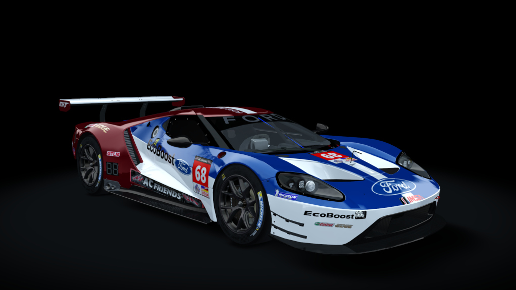 GTLM Ford GT IMSA (AC-Friends), skin ACF Ford Chip Ganassi Racing 68