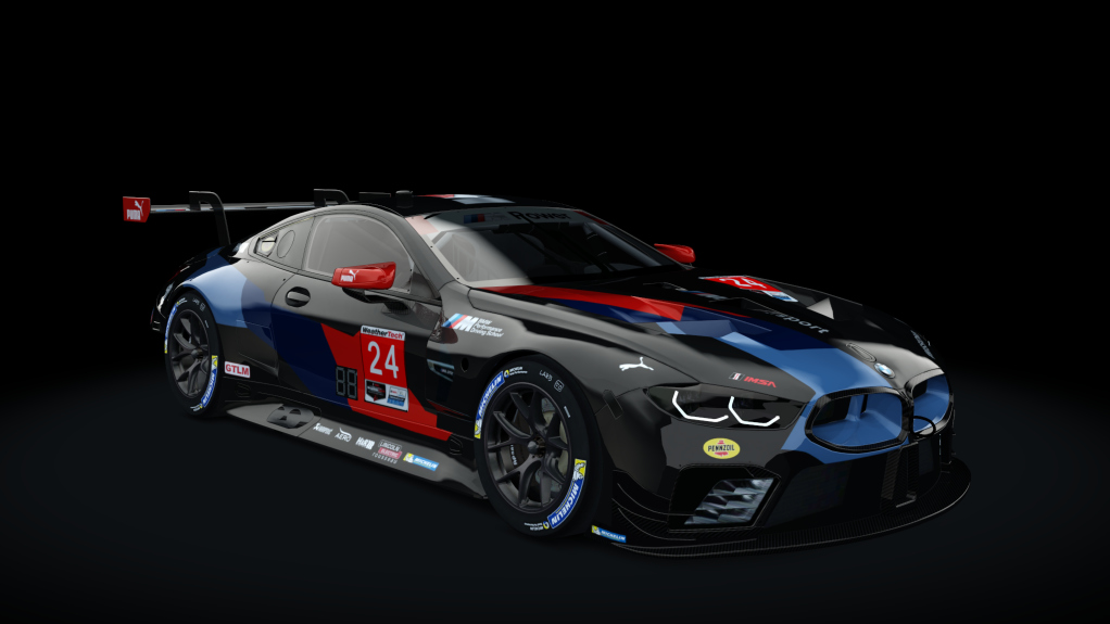 GTLM BMW M8 GTE (AC-Friends), skin #24 BMW Team RLL Black Edition