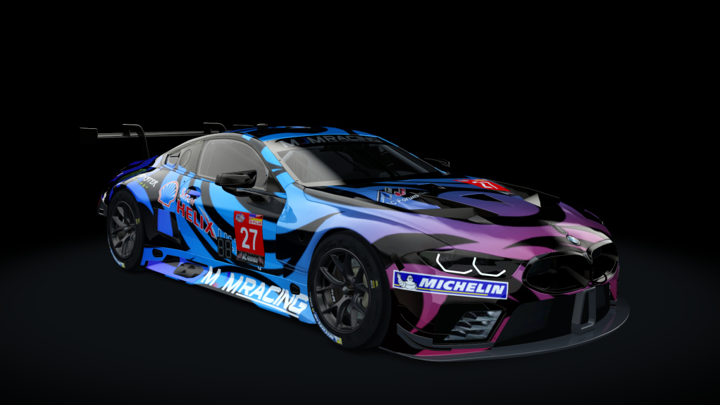 GTLM BMW M8 GTE (AC-Friends), skin MJM