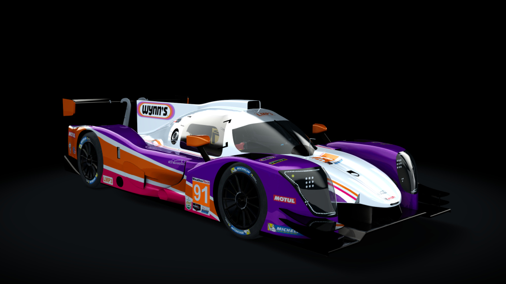 LMP-3 Ligier JSP320 Nissan, skin 2021 IMSA #91 Riley Motorsport