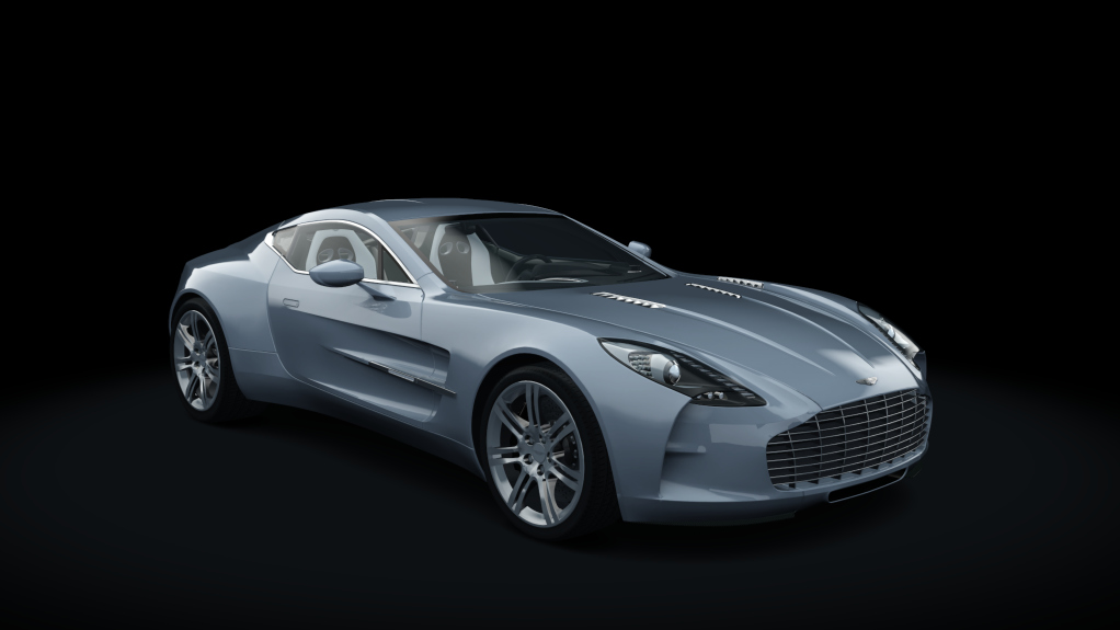 Aston Martin One-77, skin 007_skyfall_silver