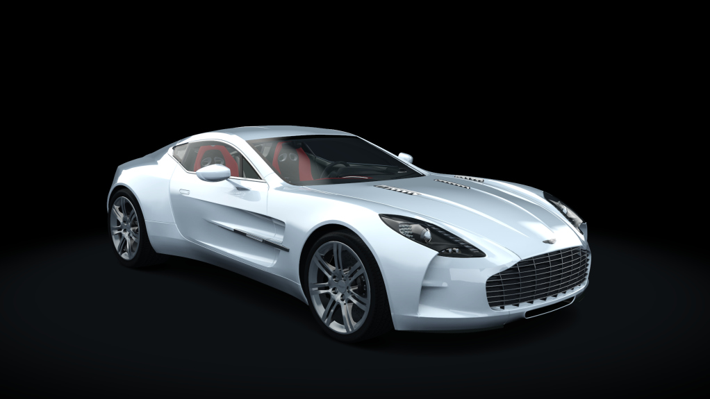 Aston Martin One-77, skin 00_white_metalic