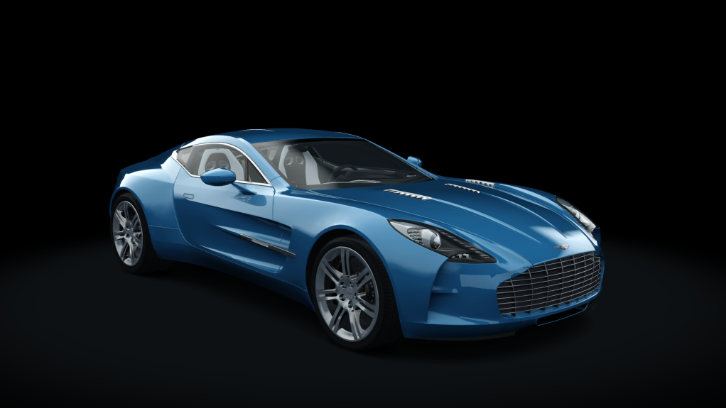 Aston Martin One-77, skin 02_laguna_blue_metalic