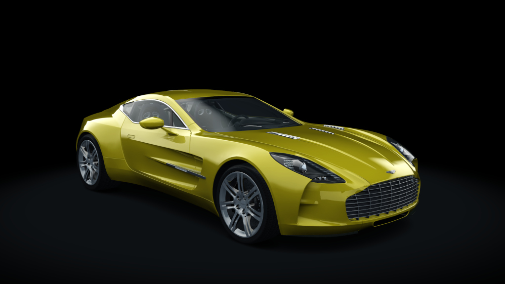 Aston Martin One-77, skin 04_yellow_metalic