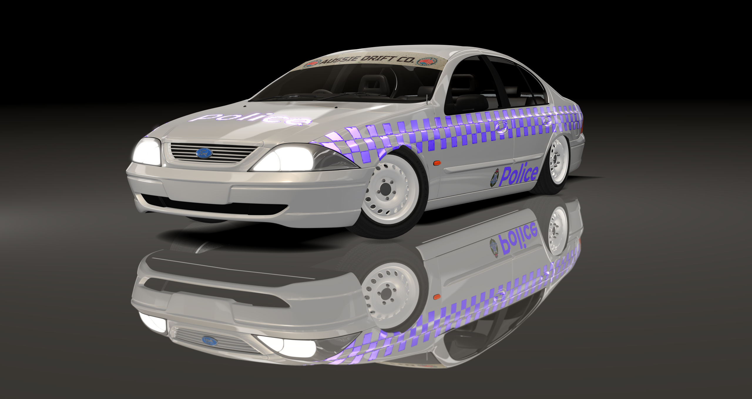 ADC Ford AU Falcon 420, skin ADC Police