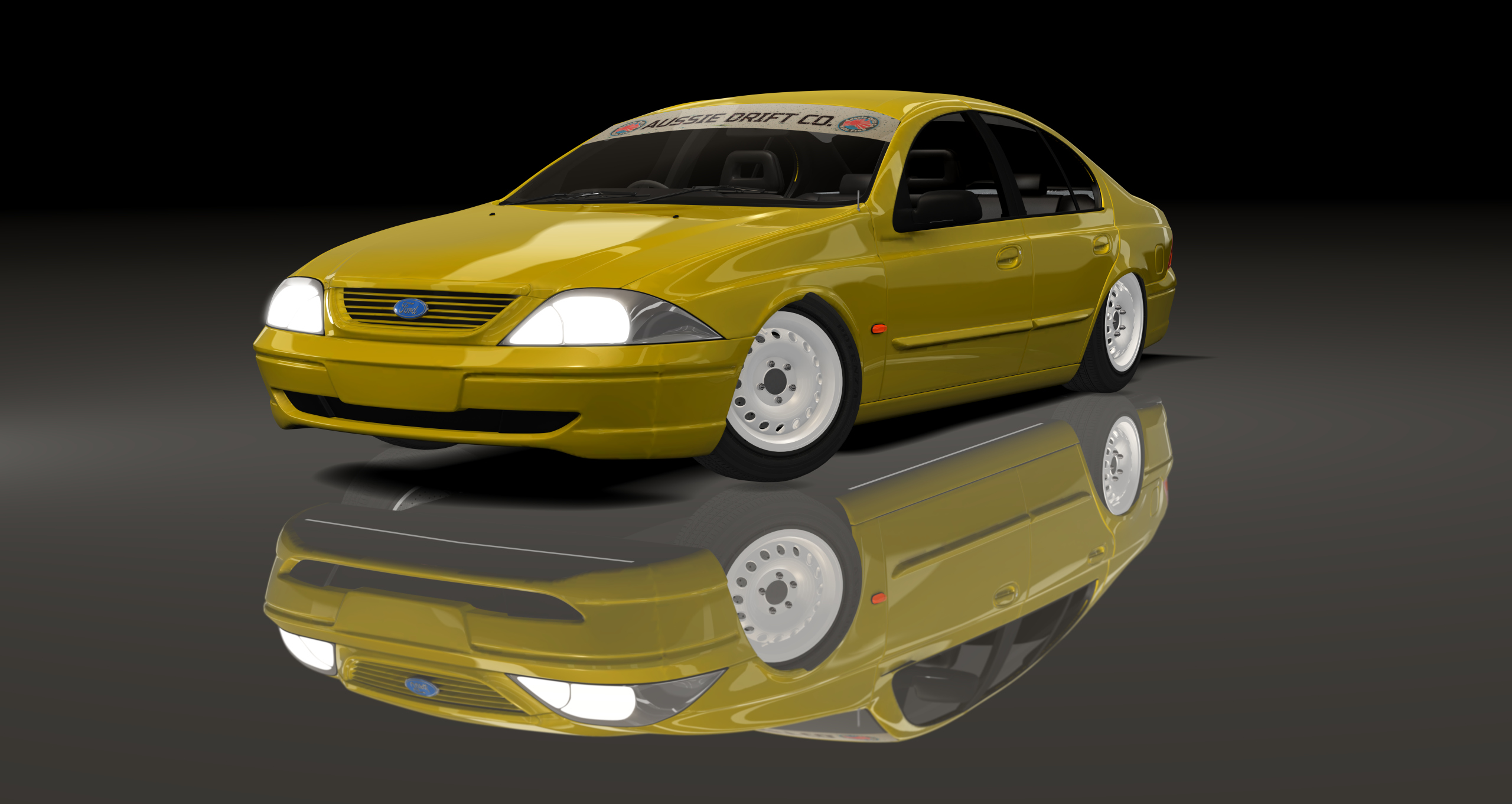 ADC Ford AU Falcon 420, skin Yellow