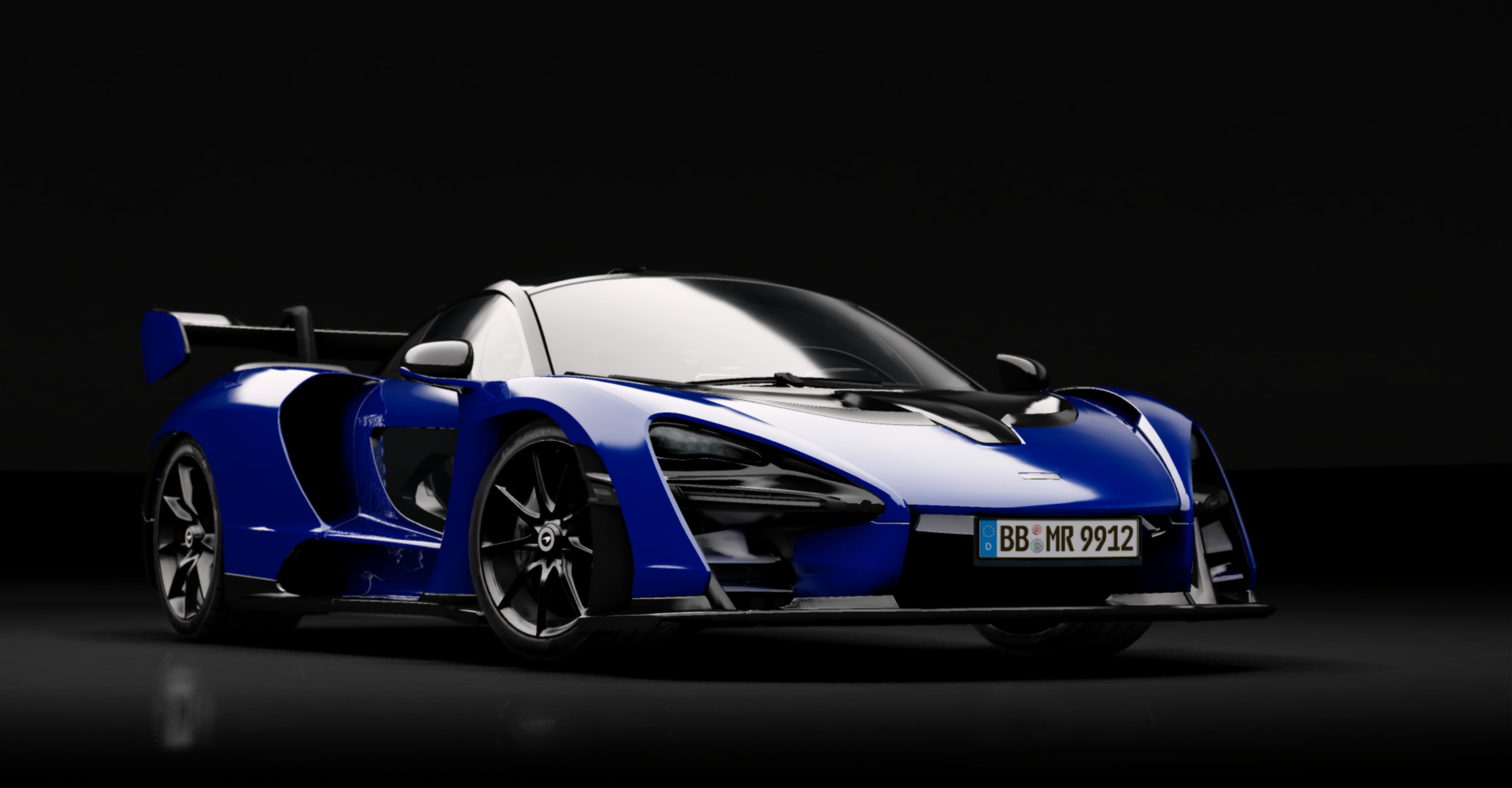 McLaren Senna, skin envy_aqua_blue