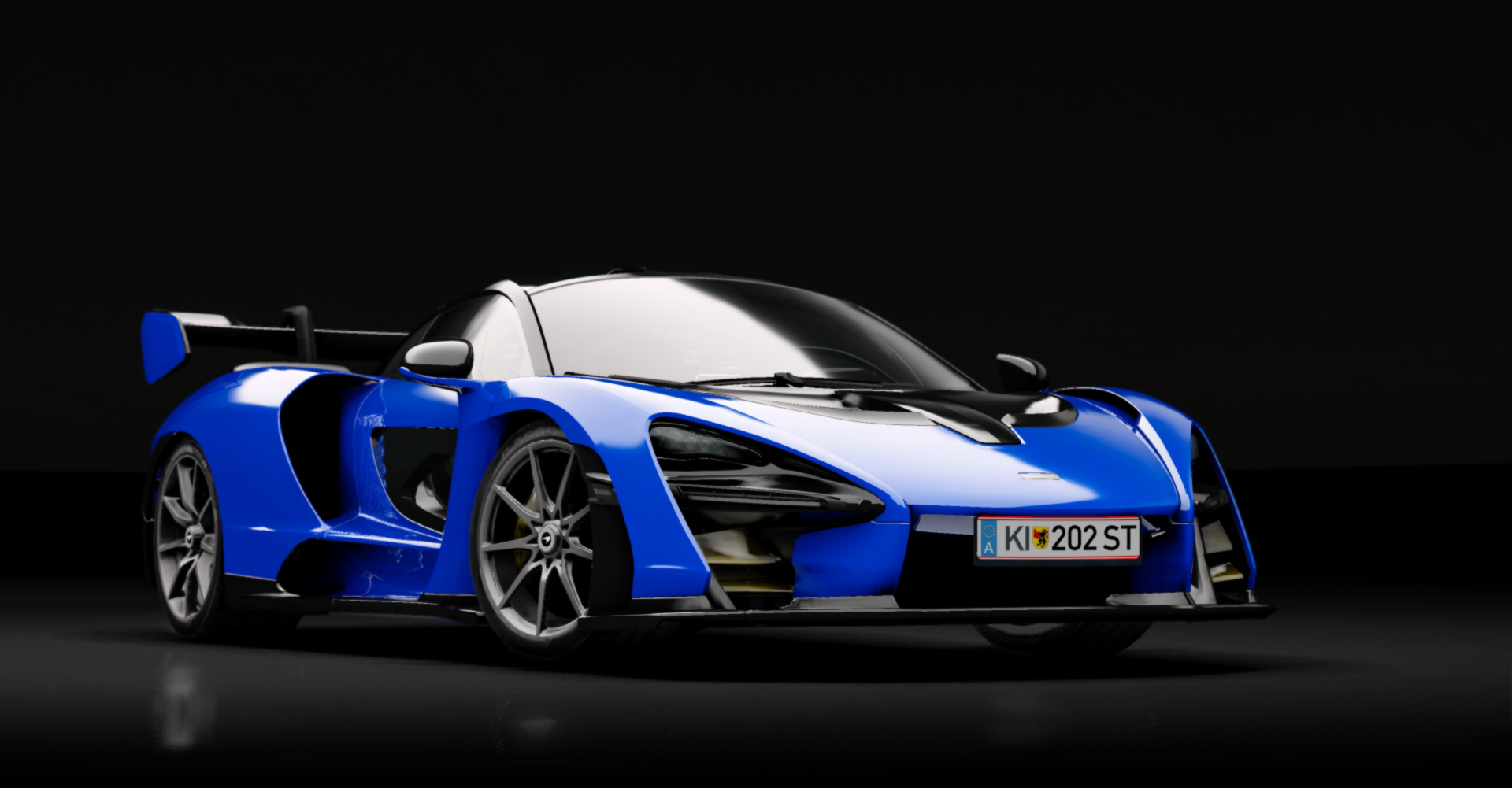 McLaren Senna, skin envy_indigo_blue