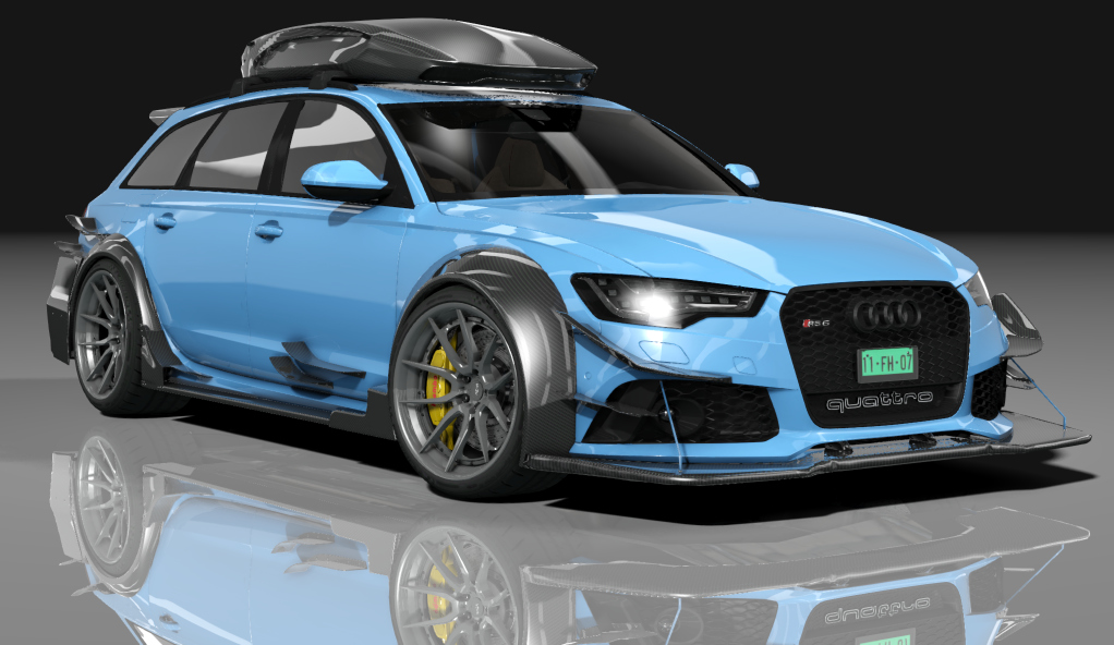 Audi RS6 DTM ROOFBOX S, skin sepang_blue_pearl_t