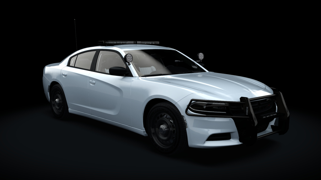 Dodge Charger 2019 Pursuit V6 RWD, skin white