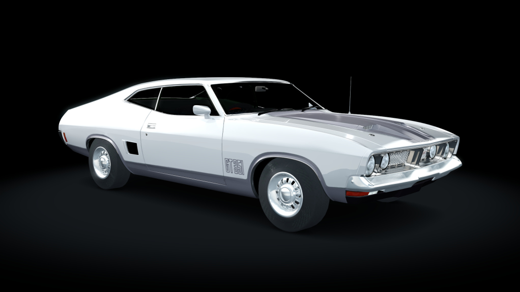 Ford Falcon XB GT 351 1973, skin crystal_white_pearl