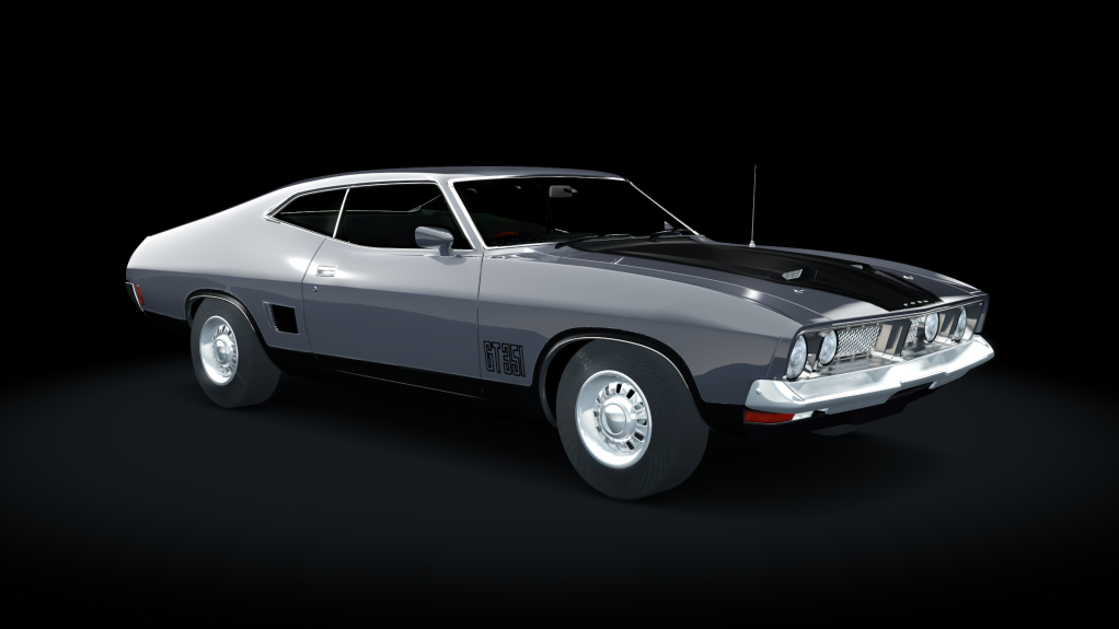 Ford Falcon XB GT 351 1973, skin dark_grey_black