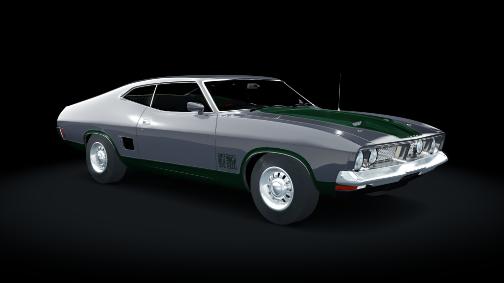 Ford Falcon XB GT 351 1973, skin dark_grey_green