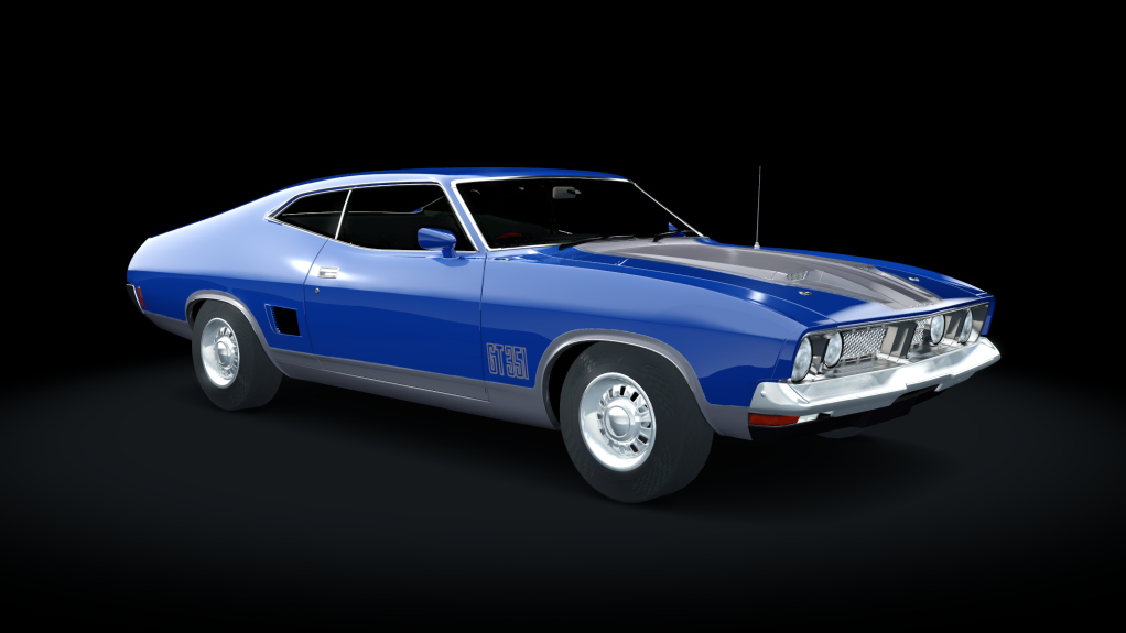 Ford Falcon XB GT 351 1973, skin galaxy_blue