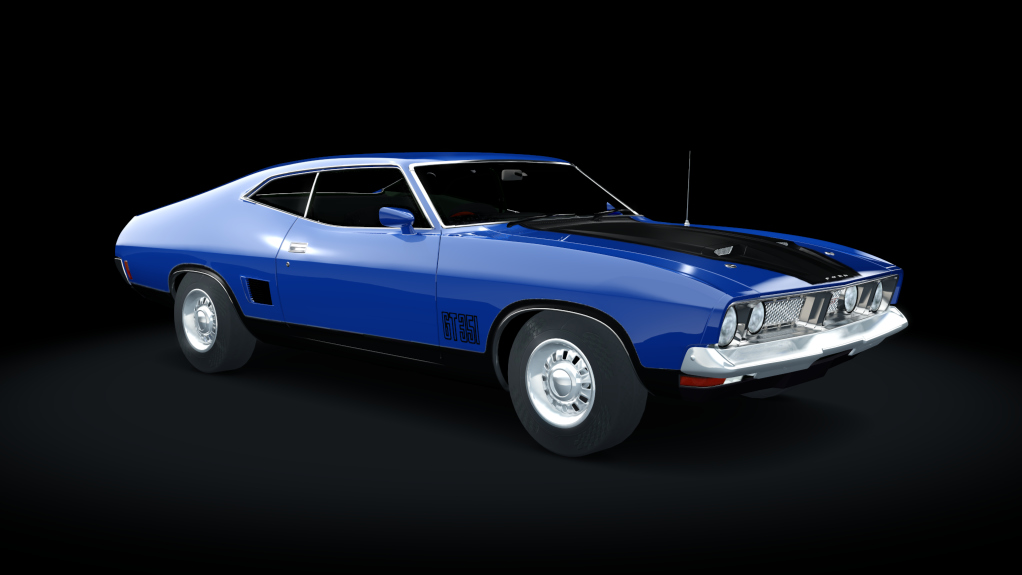 Ford Falcon XB GT 351 1973, skin galaxy_blue_black