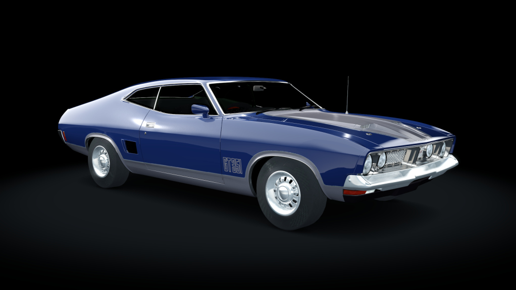 Ford Falcon XB GT 351 1973, skin gravity_blue