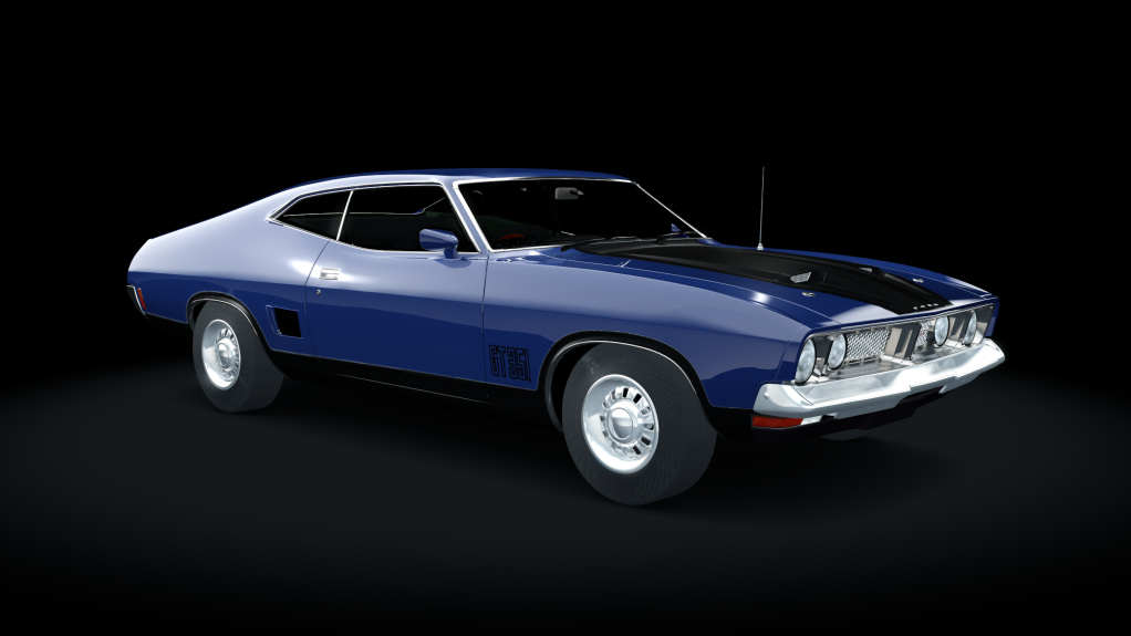 Ford Falcon XB GT 351 1973, skin gravity_blue_black