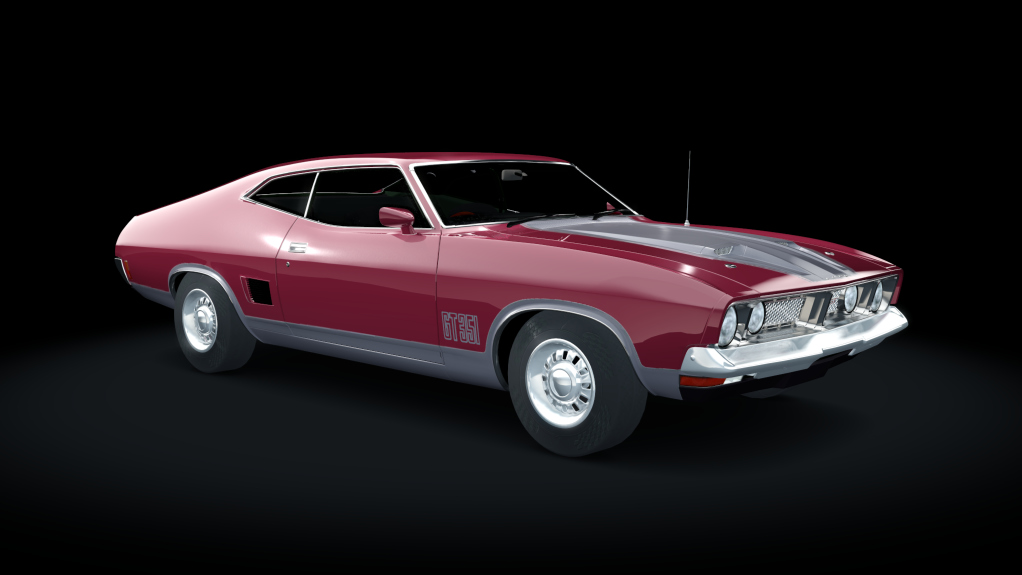 Ford Falcon XB GT 351 1973, skin ignition_red