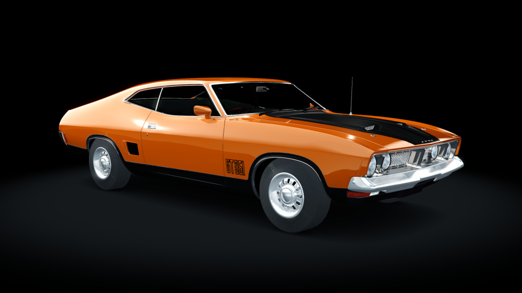 Ford Falcon XB GT 351 1973, skin velocity_orange_black