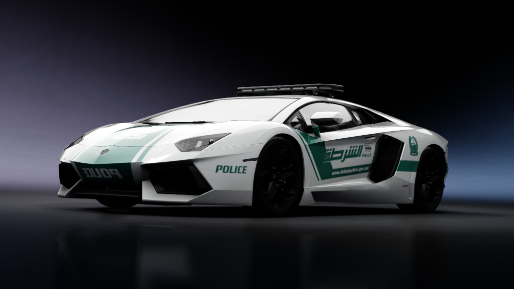 Lamborghini Aventador LP700-4 Dubai Police, skin dubai_police