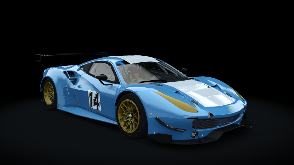 BLCKBOX ~ Ferrari 488 GTE, skin 1