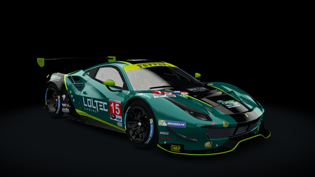 BLCKBOX ~ Ferrari 488 GTE, skin 15