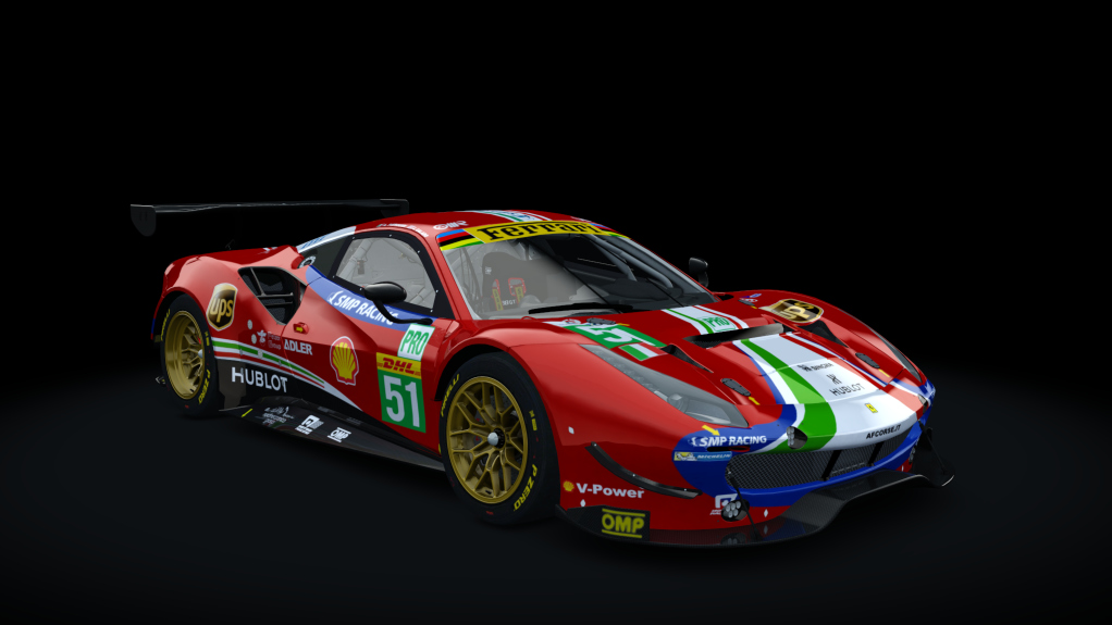 BLCKBOX ~ Ferrari 488 GTE, skin 51