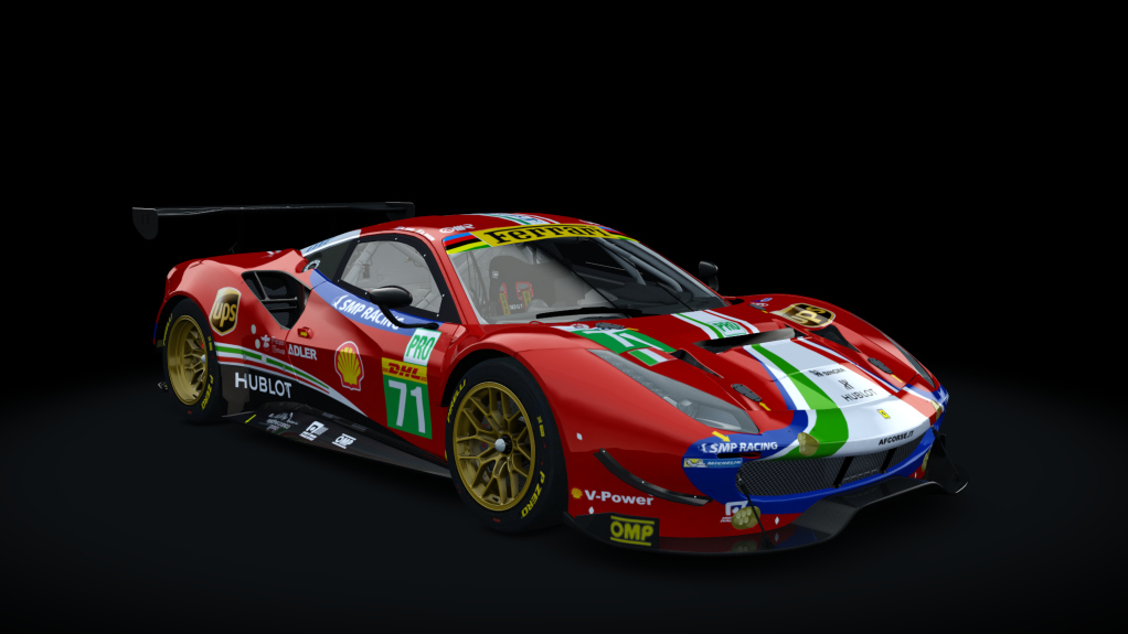 BLCKBOX ~ Ferrari 488 GTE, skin 71