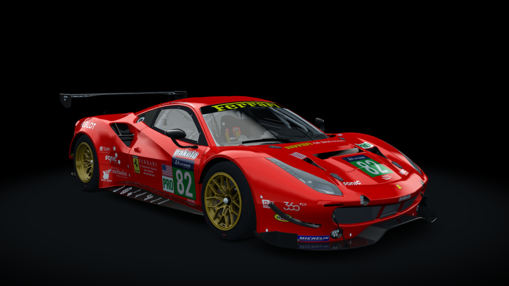 BLCKBOX ~ Ferrari 488 GTE, skin 82