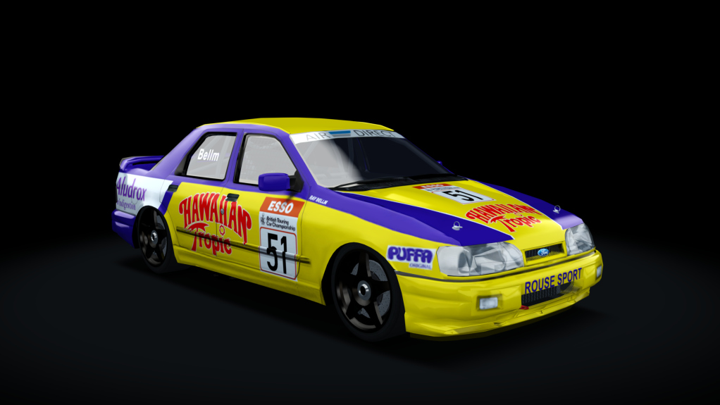 BLCKBOX ~ BTCC 1991 Ford Sierra Sapphire, skin 51