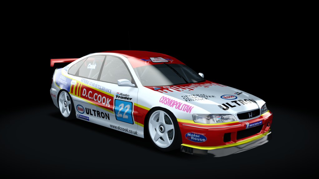 BLCKBOX ~ BTCC 1996 Honda Accord, skin 22