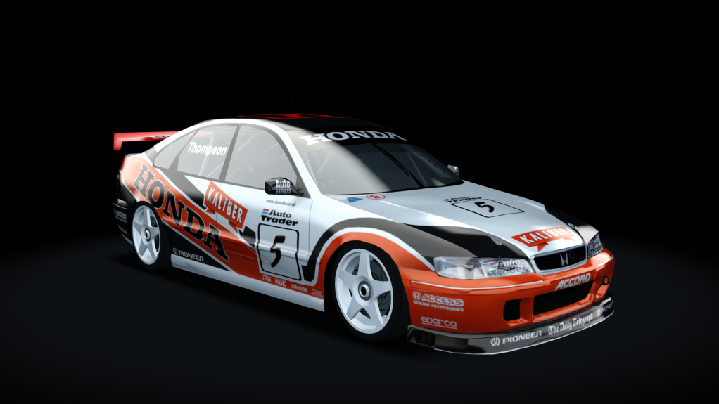 BLCKBOX ~ BTCC 1996 Honda Accord, skin 5