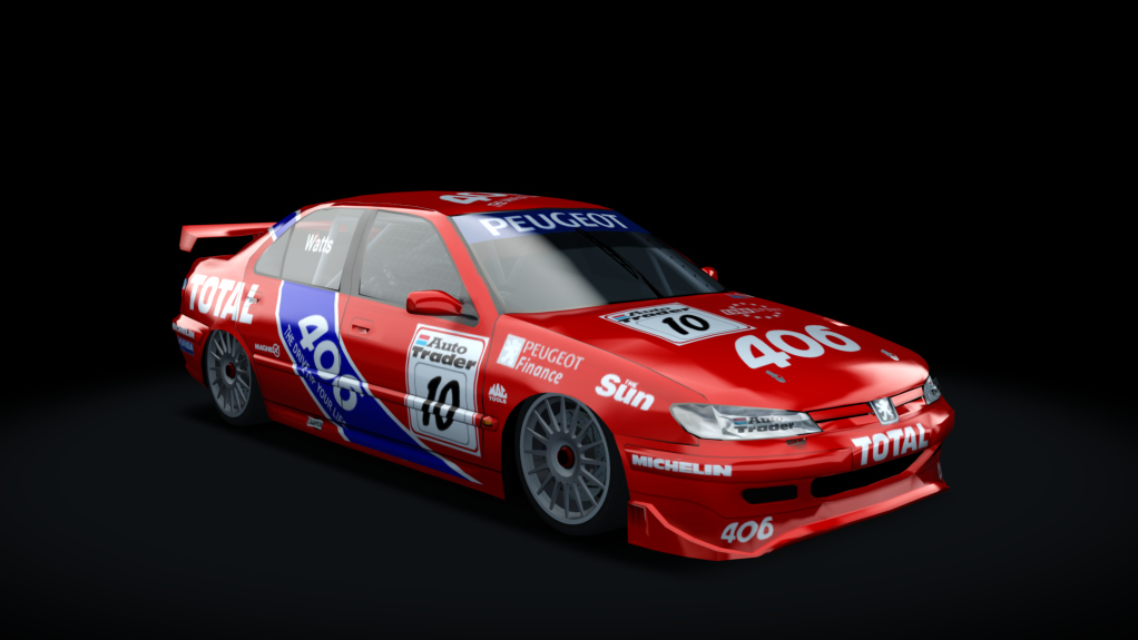 BLCKBOX ~ BTCC 1996 Peugeot 406, skin 10