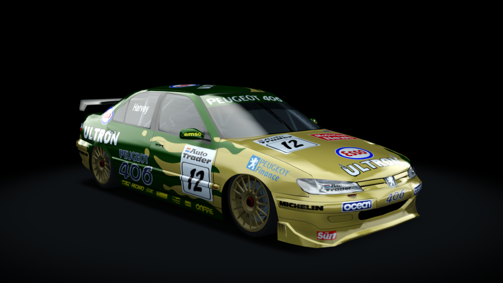 BLCKBOX ~ BTCC 1996 Peugeot 406, skin 12