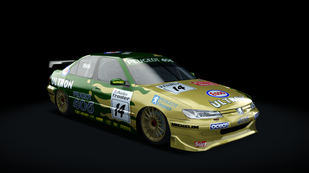 BLCKBOX ~ BTCC 1996 Peugeot 406, skin 14