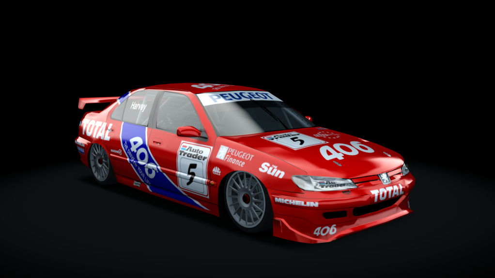 BLCKBOX ~ BTCC 1996 Peugeot 406, skin 5