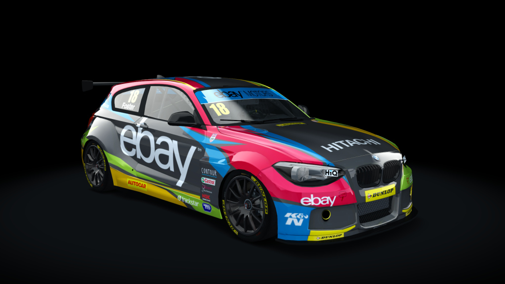 BLCKBOX ~ BTCC 2019 BMW 125i M Sport, skin 2