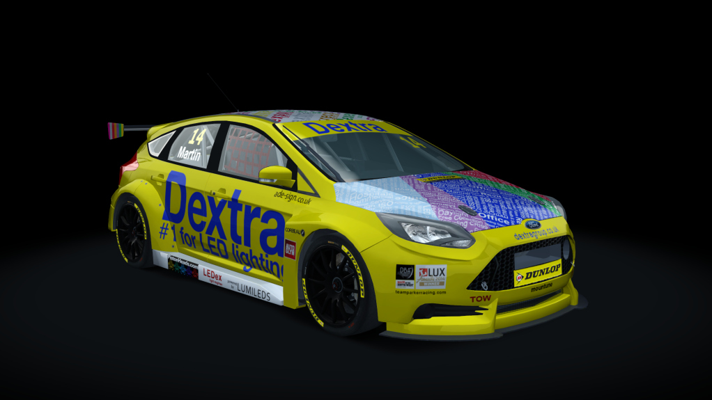 BLCKBOX ~ BTCC 2019 Ford Focus ST, skin 10