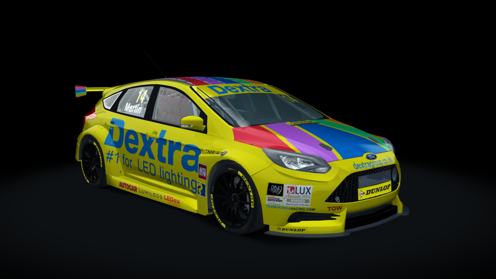 BLCKBOX ~ BTCC 2019 Ford Focus ST, skin 14