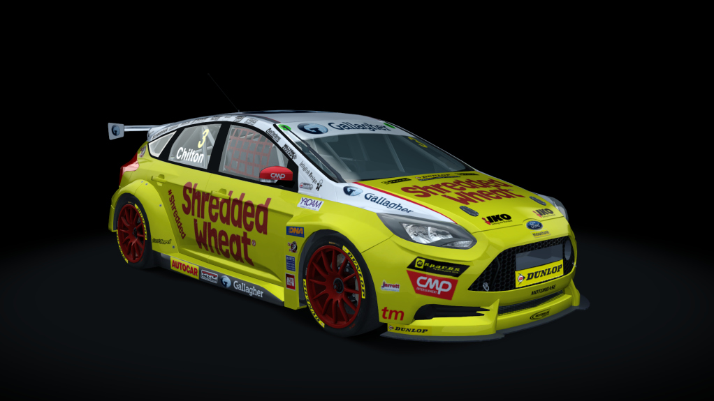 BLCKBOX ~ BTCC 2019 Ford Focus ST, skin 15