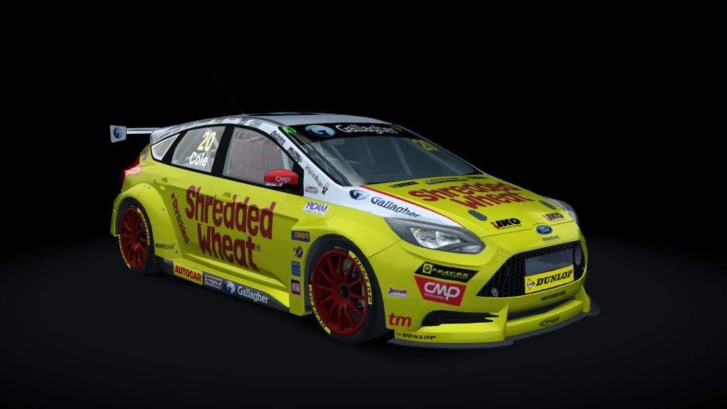 BLCKBOX ~ BTCC 2019 Ford Focus ST, skin 16