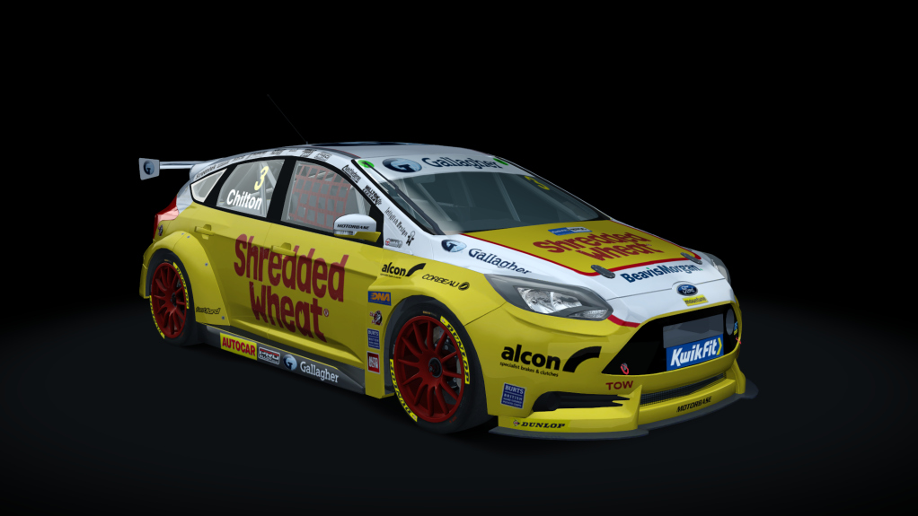 BLCKBOX ~ BTCC 2019 Ford Focus ST, skin 18