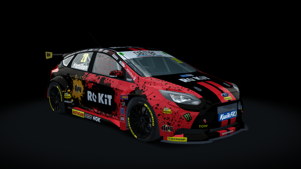 BLCKBOX ~ BTCC 2019 Ford Focus ST, skin 19