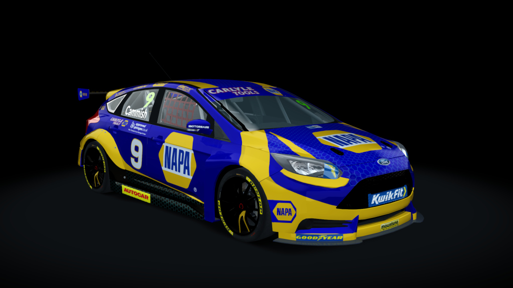 BLCKBOX ~ BTCC 2019 Ford Focus ST, skin 21