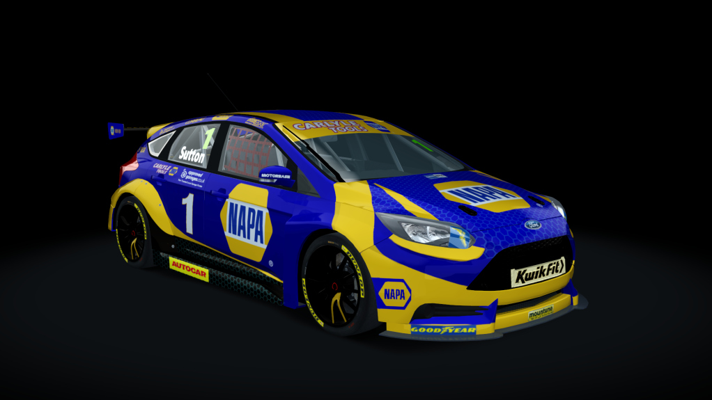 BLCKBOX ~ BTCC 2019 Ford Focus ST, skin 24